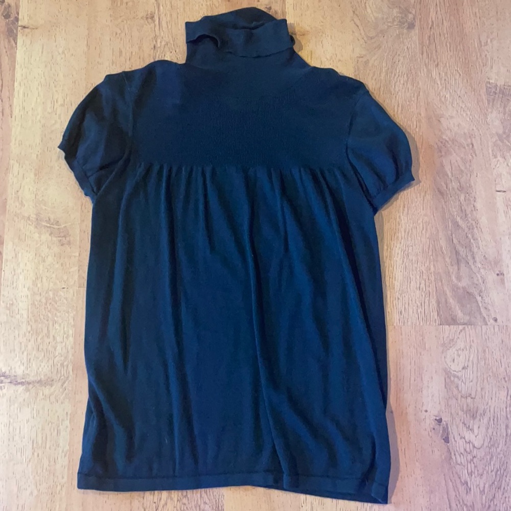 LOFT black turtleneck lightweight sweater